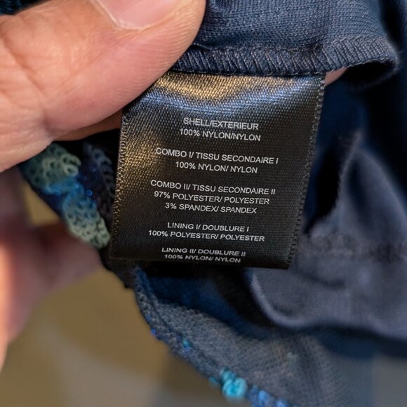 Belle Badgley Mischka Paris Dress blue size 4 cocktail sequin BNWT - Picture 10 of 11